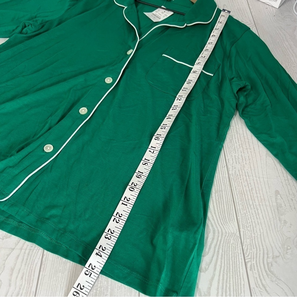 J. Crew Knit Pajama Top Long Sleeve Button Up - Picture 4 of 8